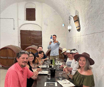 Santorini: Wine Adventure in 3 Wineries and 12 Wine Tastings