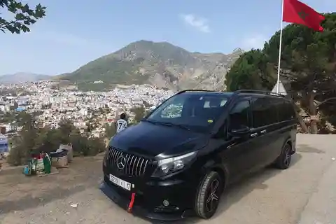 Transfert privé de Tanger à Fès/Fes à Tangir via Chefchauen