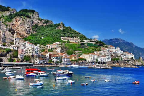 Depuis Sorrente : tour en bateau à Amalfi et Positano