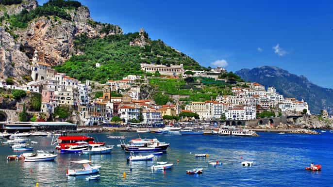 fullday amalfi and positano boat tour from sorrento