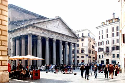 roma visita guiada al panteón y santa maría sopra minerva