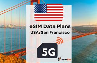 San Francisco : eSIM Internet-Datenplan für USA 4G/5G