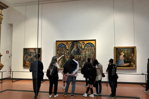 Firenze: Tour VIP della Galleria degli Uffizi con salta la filaTour di gruppo in spagnolo