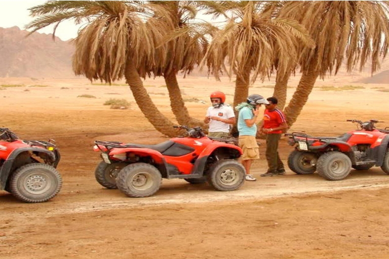 Hurghada: Quad-Safari am MorgenAbholung Makadi, Safaga, Soma Bay, El Gouna & Sahl Hasheesh