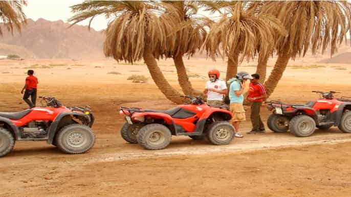 hurghada 3hour morning quad safari