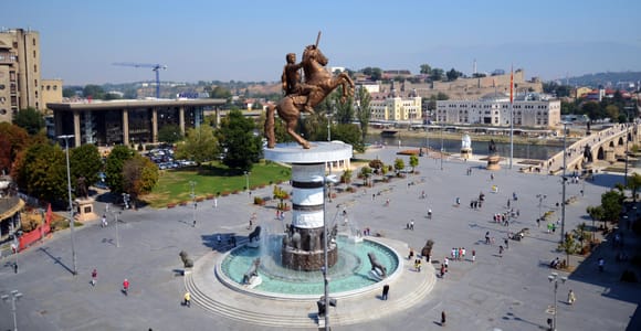 Skopje: Private Halbtagestour zu Fuß durch Alt und Neu