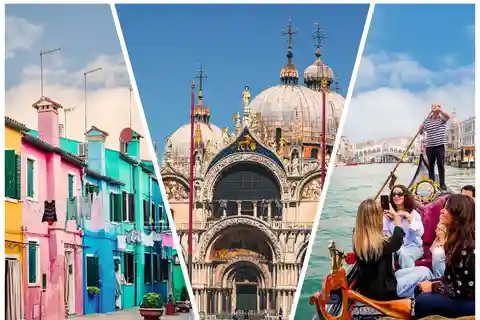 Veneția: Sfântul Marc, Palatul Dogilor, Murano și Burano - Excursie de o zi