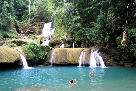 Black River and YS Falls Adventure with Transfer From Montego Bay: Black River and YS Falls Adventure