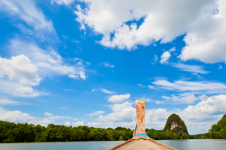 Krabi halvdagsutflykt ekotur Mangrove båttur &amp; Khanap Nam Cave