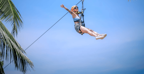 Koh Samui: Samui Zipline adventure and hotel pick up service