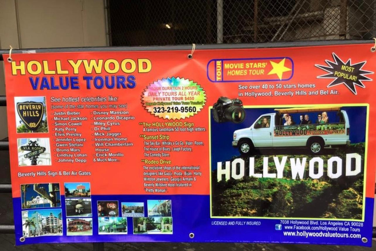 Los Angeles: Tour dell&#039;Hollywood Sign e delle case delle celebrità