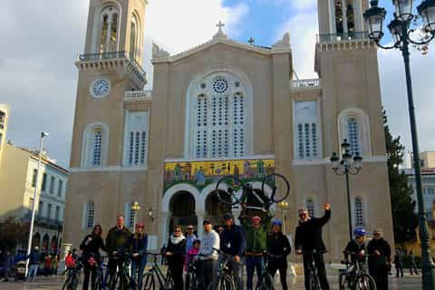 Athen: Fahrradtour am Morgen