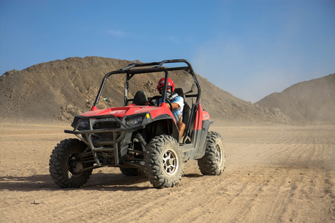 Hurghada: Ökensafari vid solnedgången med Dune BuggyDubbel Dune buggy/fyrhjuling