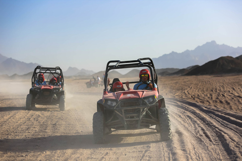 Hurghada: Woestijnsafari bij zonsondergang per duinbuggyGezinsbuggy