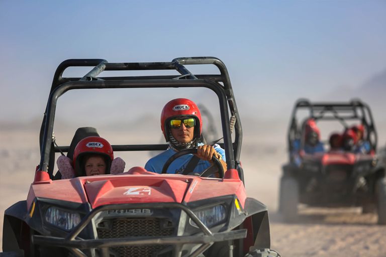 Hurghada: Woestijnsafari bij zonsondergang per duinbuggyGezinsbuggy