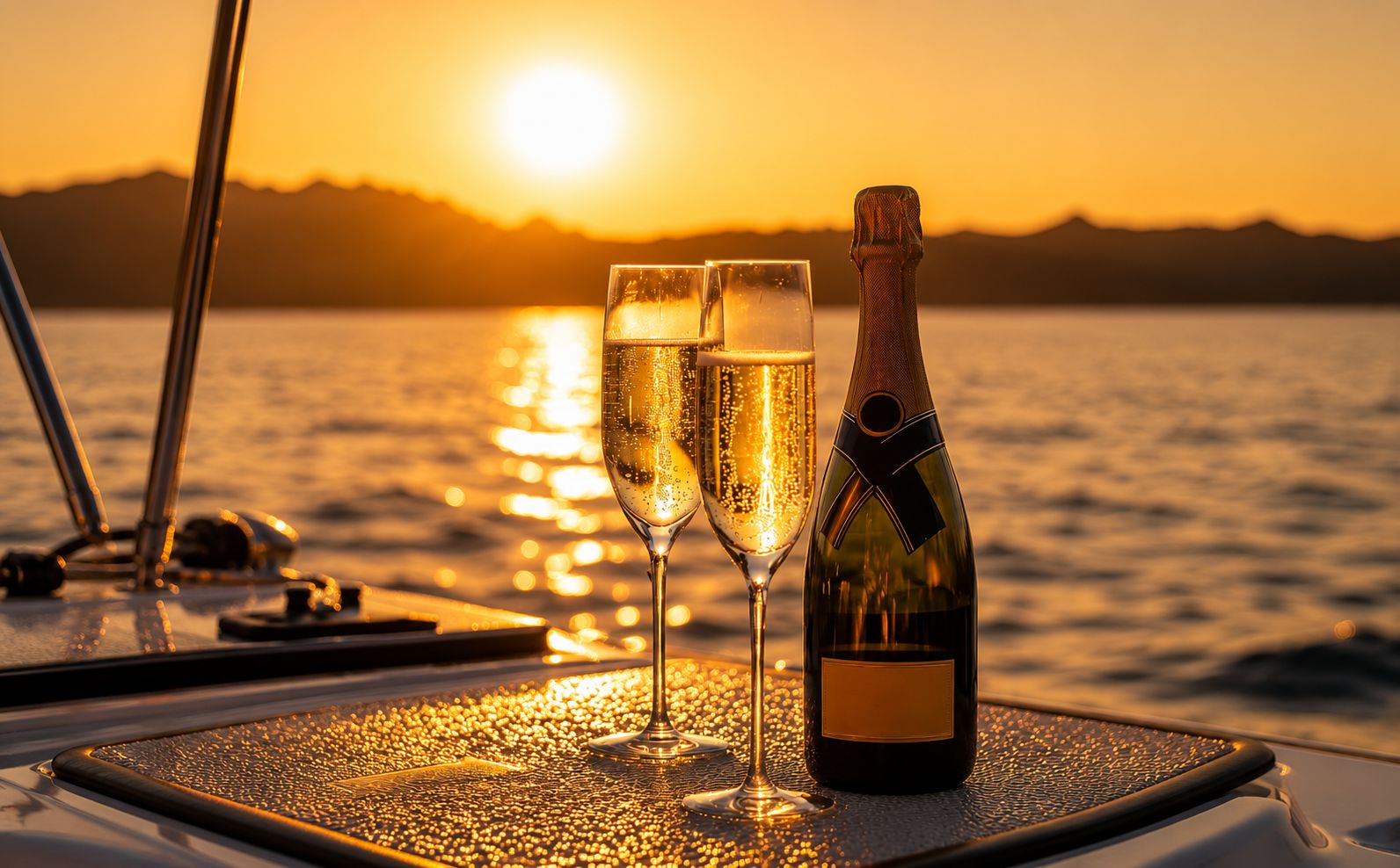 Mauritius: Katamaran-Sonnenuntergangsfahrt mit Essen, Getränken und DJ