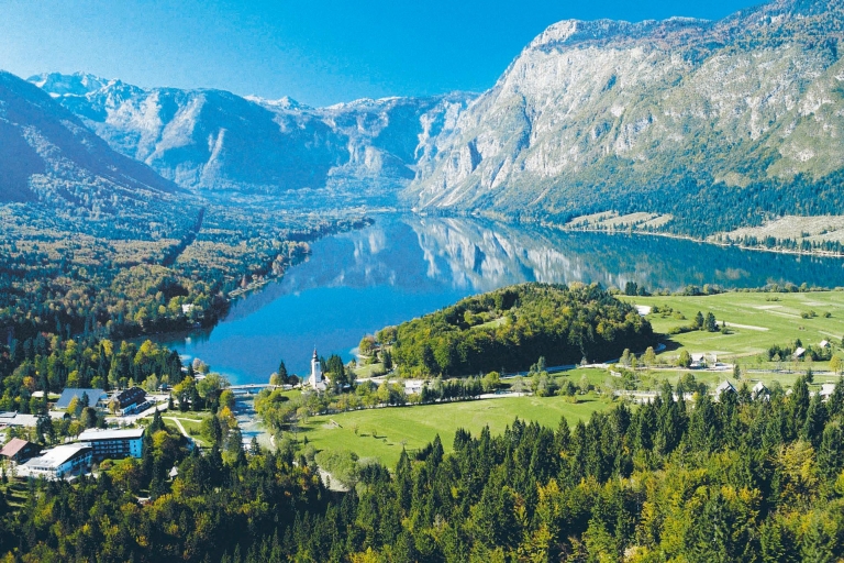 Ab Ljubljana: Bleder See und, Bohinj und Vintgarklamm