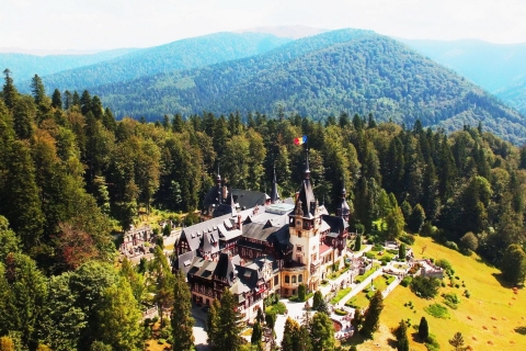 Depuis Bucarest : châteaux de Dracula et PelesExcursion privée
