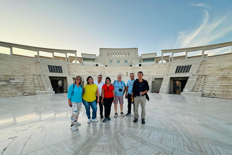 Doha city exploration and Traditional Wooden Dhow Boat Ride