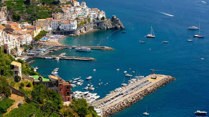 from sorrento fullday amalfi pompeii small group tour