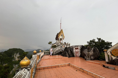 Krabi : Visite du temple de la grotte du tigre au coucher du soleil