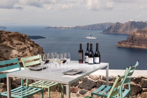 Santorini Wine Roads: Tour van 3 wijnkelders met een sommelierDay Winery Tour