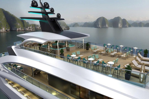 From Hanoi: Ha Long Bay Private Charter VIP Cruise| Luxury Sharing Transfer + Premium Day Cruise (Non-Charter)