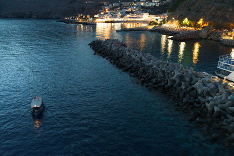 Sfakia: Barracuda fishing at sunset with a professional fisherman Sfakia: Sunset barracuda fishing with a professional fisherman