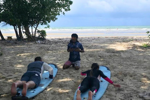 Khao Lak: Surfing Lesson with All Day Surfboard and Drink Meeting Point Option