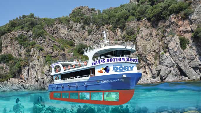 from marmaris day trip by glass bottom semi submarine