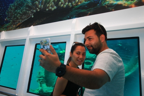 De Marmaris: excursion d'une journée en semi-sous-marin à fond de verre
