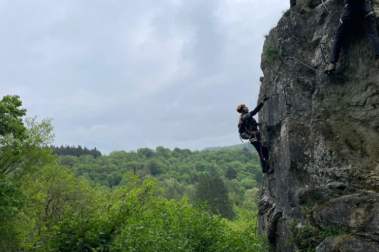 Ardennen: Guided Via Ferrata tour