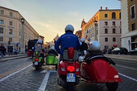 Evening Vespa Sidecar Tour with Italian Aperitivo