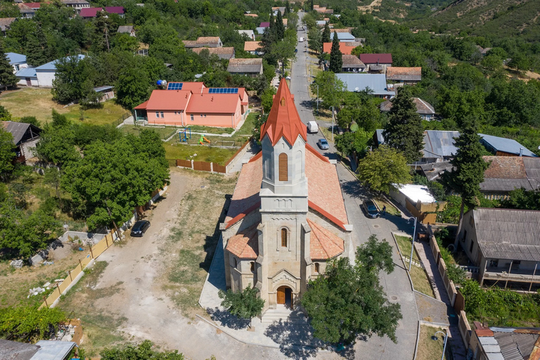 Dashbashi Canyon, Asureti village, and Didgori monument.