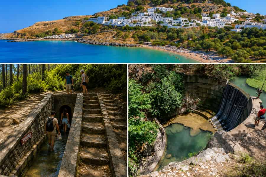 Rhodos: Lindos und Epta Piges – 3 Stunden in Lindos. Foto: GetYourGuide Rhodos: Lindos und Epta Piges – 3 Stunden in Lindos. Foto: GetYourGuide