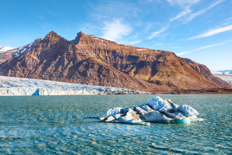 From Reykjavík: Diamond Beach, Glacier Lagoon & Boat Tour Free pick up from Bus Stop #12 with BOAT ride
