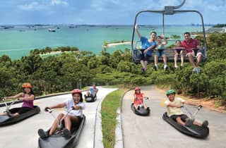 Singapur: Skyline Luge Sentosa Entry Ticket