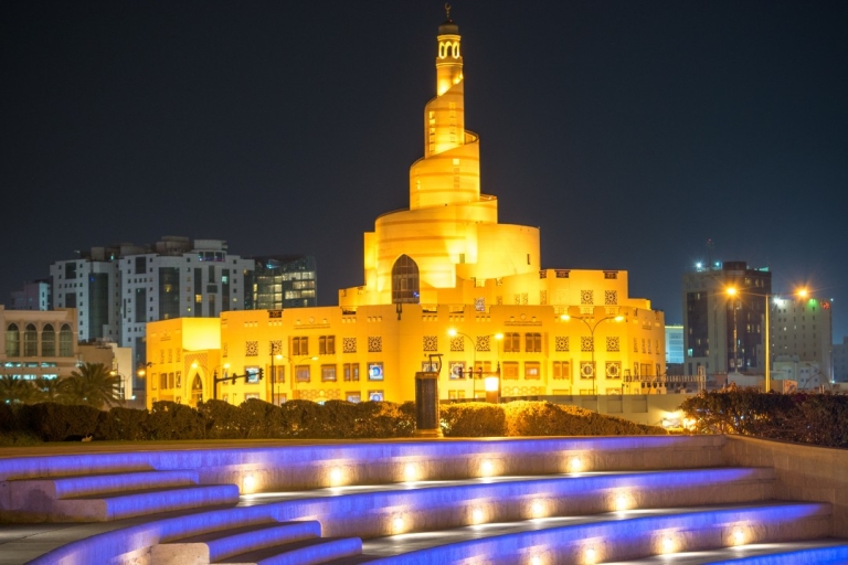 Doha: Recorrido nocturno por la ciudad desde el aeropuerto.Doha: Visita nocturna de la ciudad (privada)