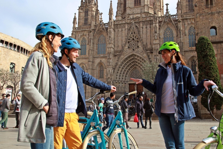 Główne atrakcje Barcelony 2,5-godzinna wycieczka rowerem elektrycznymGłówne zabytki Barcelony 2,5-godzinna wycieczka e-rowerem po francusku