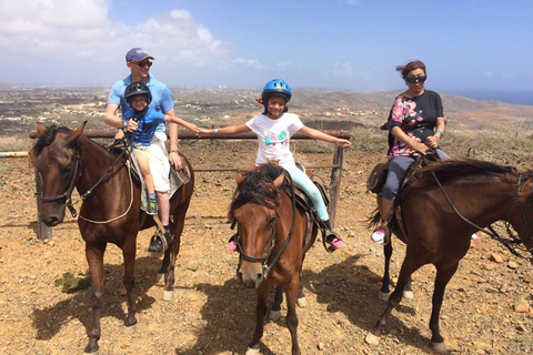 Aruba: Rancho Loco Natural Pool Horseback Tour thru Arikok Aruba: Rancho Loco Natural Pool Excursion