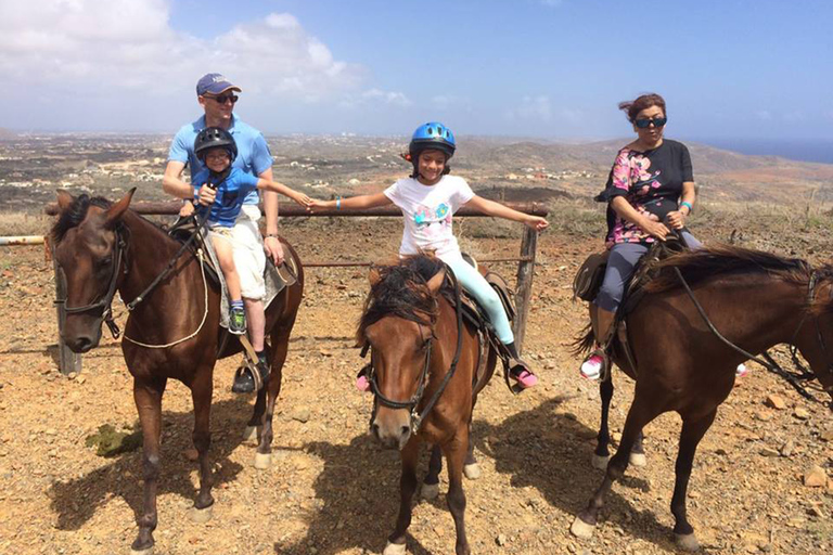 Aruba: Rancho Loco Natural Pool Horseback Tour thru Arikok Aruba: Rancho Loco Natural Pool Excursion