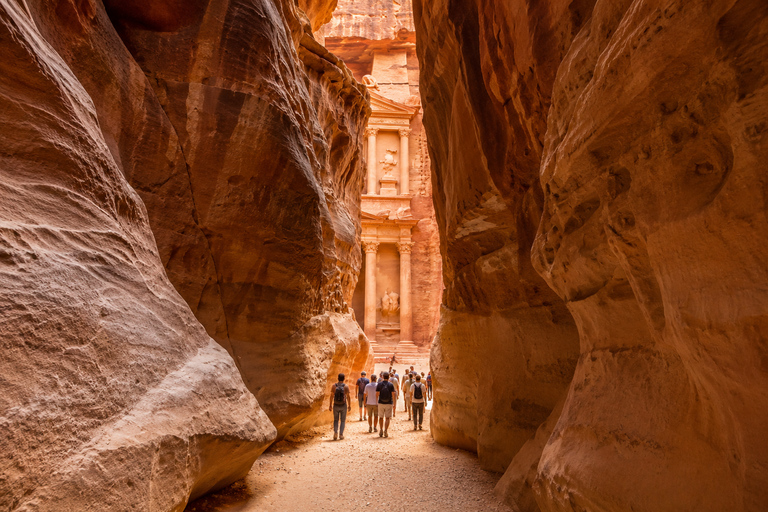 From Amman: Petra, Pink Salt Lake, & Dead Sea Day Trip Transportation Only Tour