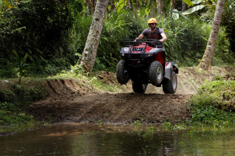 Ubud: Guided Quad Bike ATV Adventure with Waterfall & Tunnel Guided Single ATV - Long Track ( 7KM / 1,5 Hours )