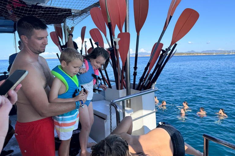 Ibiza: Formentera Boat Trip with Food, Drinks, & Bike Tour All- Inclusive Boat&Bike Tour in Formentera I Origin Edition