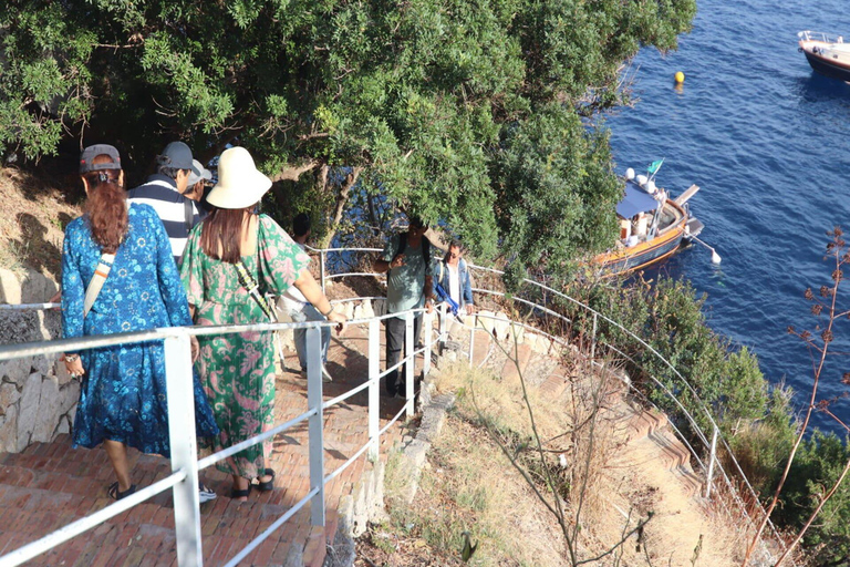 De Nápoles: Excursão em grupo à Gruta Azul, Capri e Anacapri