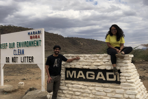 Nairobi: Excursión de un día al Lago Magadi con experiencia en campo de tiro