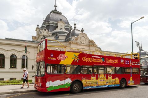 Boedapest: hop on, hop off-bus met boottocht & wandeltour