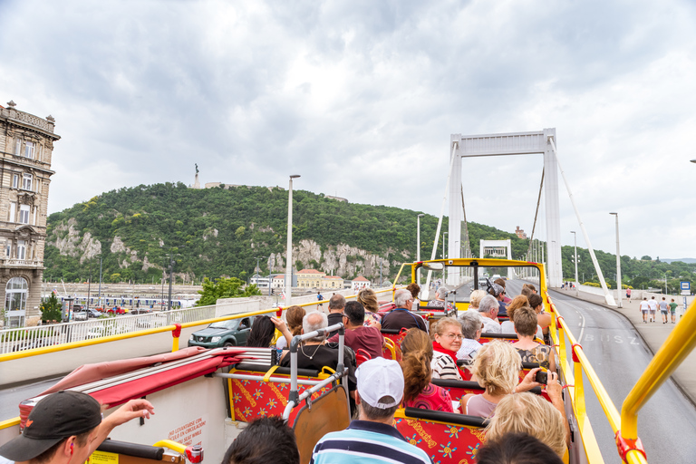 Budapeste: City Sightseeing Hop-On Hop-Off Bus Tour &amp; ExtrasExcursão de ônibus, barco e passeio a pé de 72 horas com embarque e desembarque