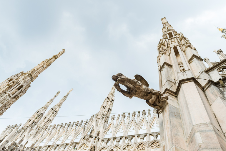 Milan Duomo Combo: Skip-the-Line Guided Tour & Rooftop Lift Spanish Speaking Option