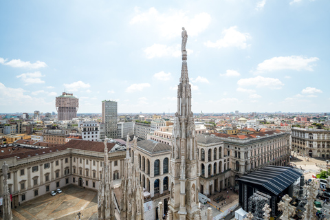 Milan Duomo Combo: Skip-the-Line Guided Tour & Rooftop Lift Spanish Speaking Option
